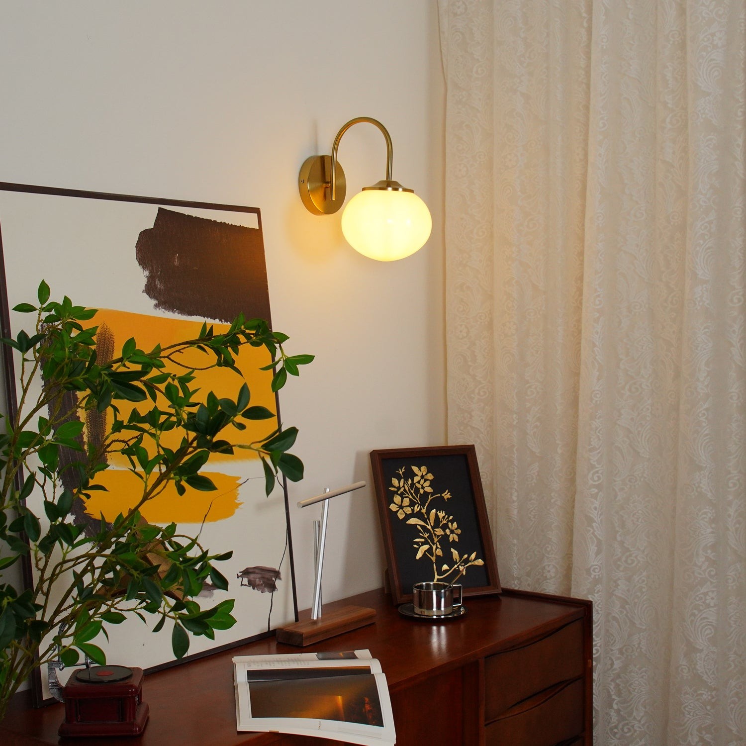 Traditionele ronde klassieke wandlamp HL598