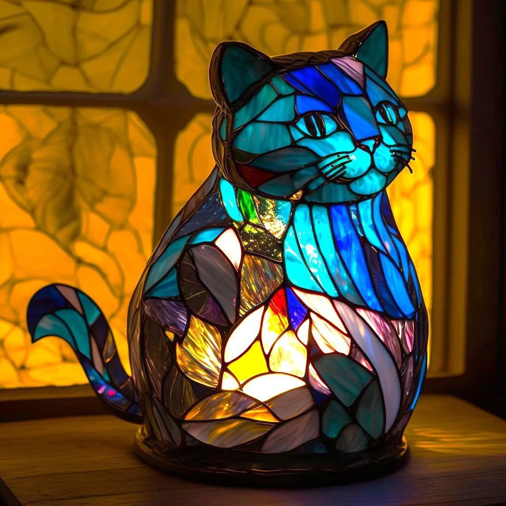 Magisch dierenbeeld Hars Tafellamp HL590