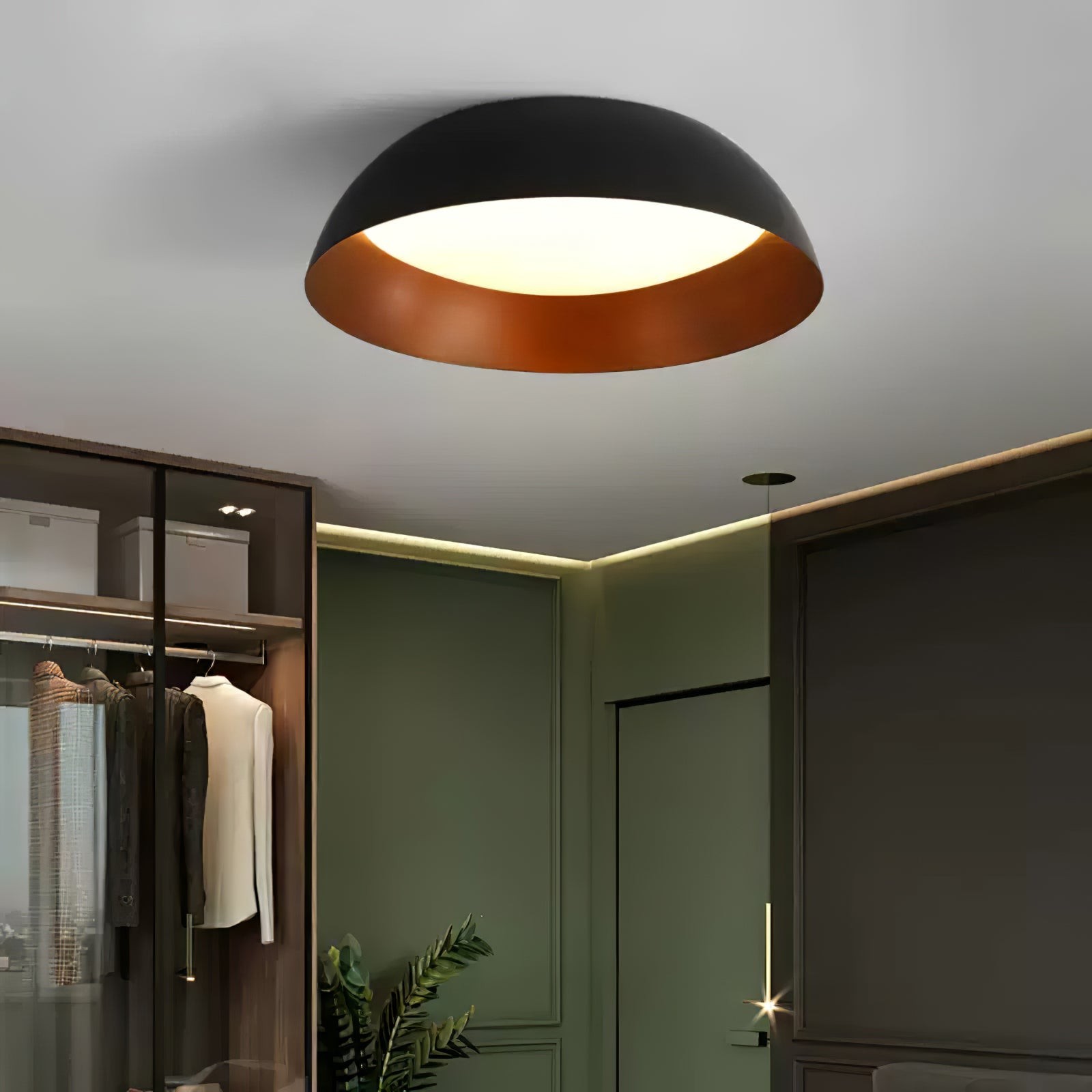 Italiaanse minimalistische komvormige plafondlamp HL596