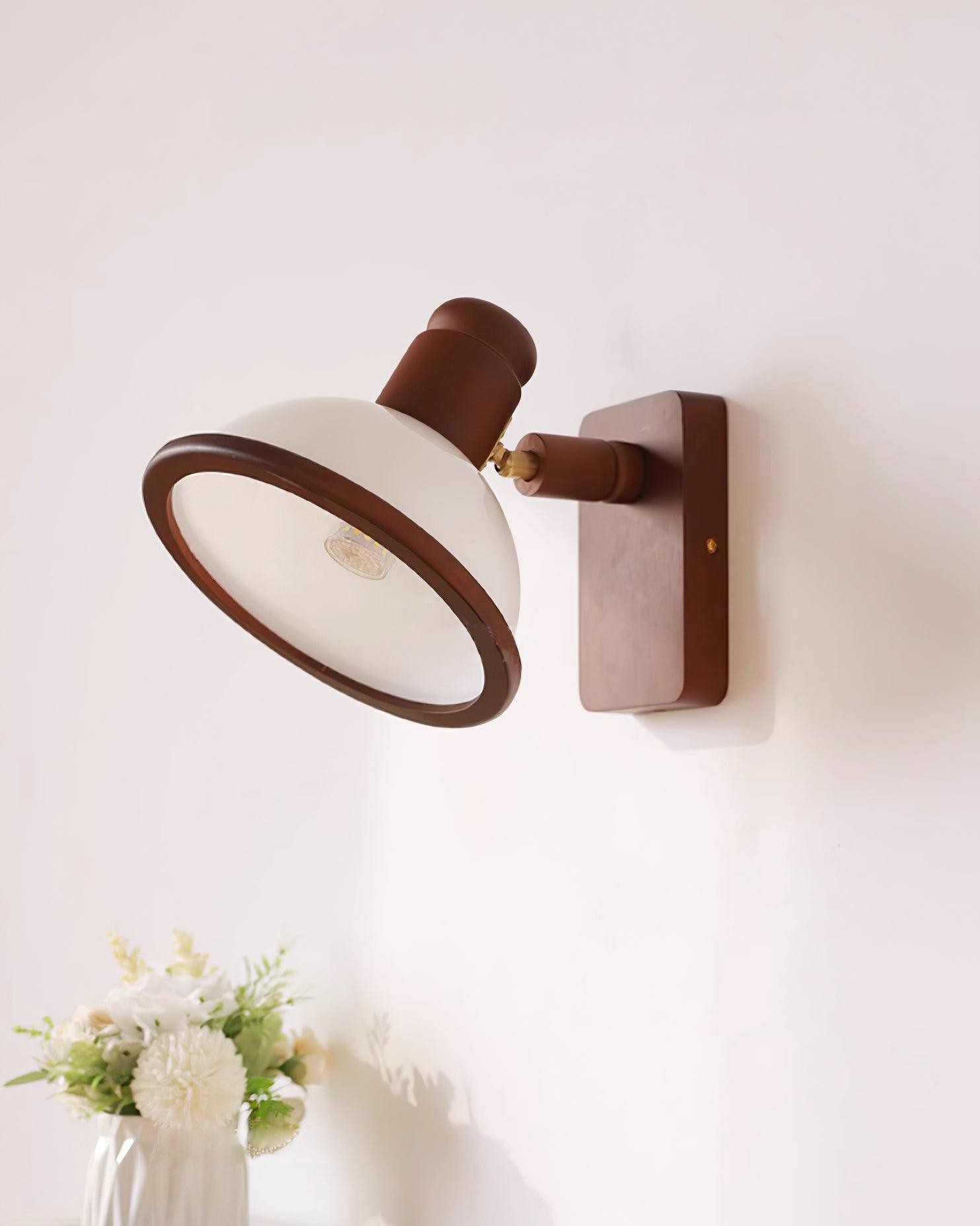 Moderne houten verstelbare leeslamp voor naast het bed HL528
