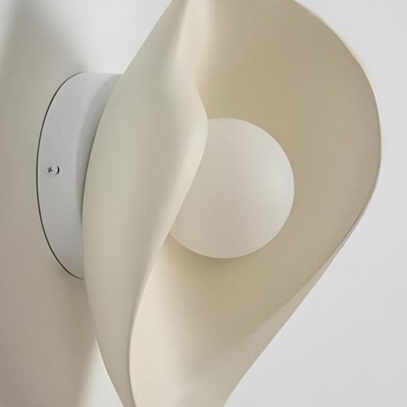 Goviena Moderne Wandlamp in Cocoonvorm - Minimalistische Decoratieve Wandlamp voor Slaapkamer en Hal HL3584