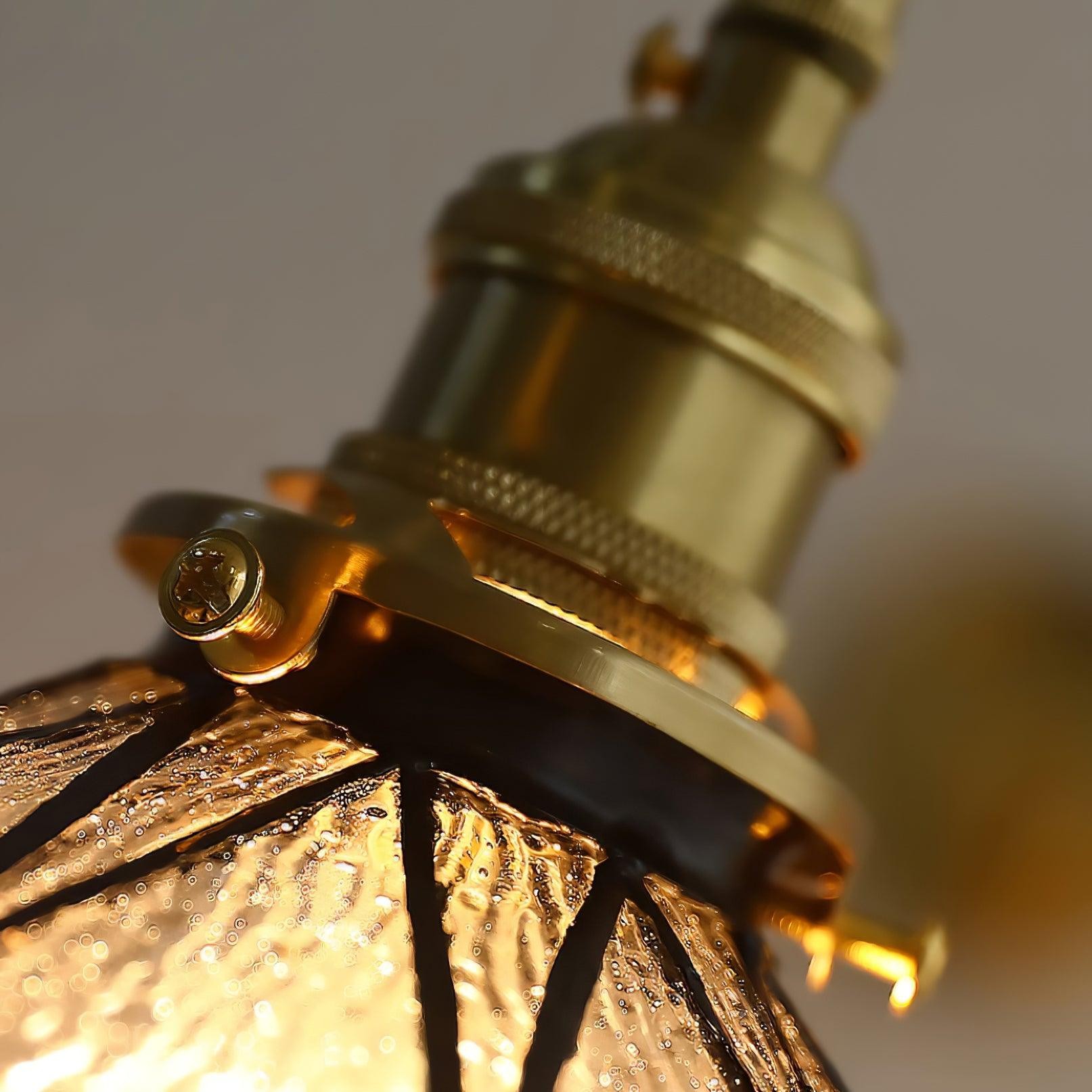 Retro pastorale glazen wandlamp HL781