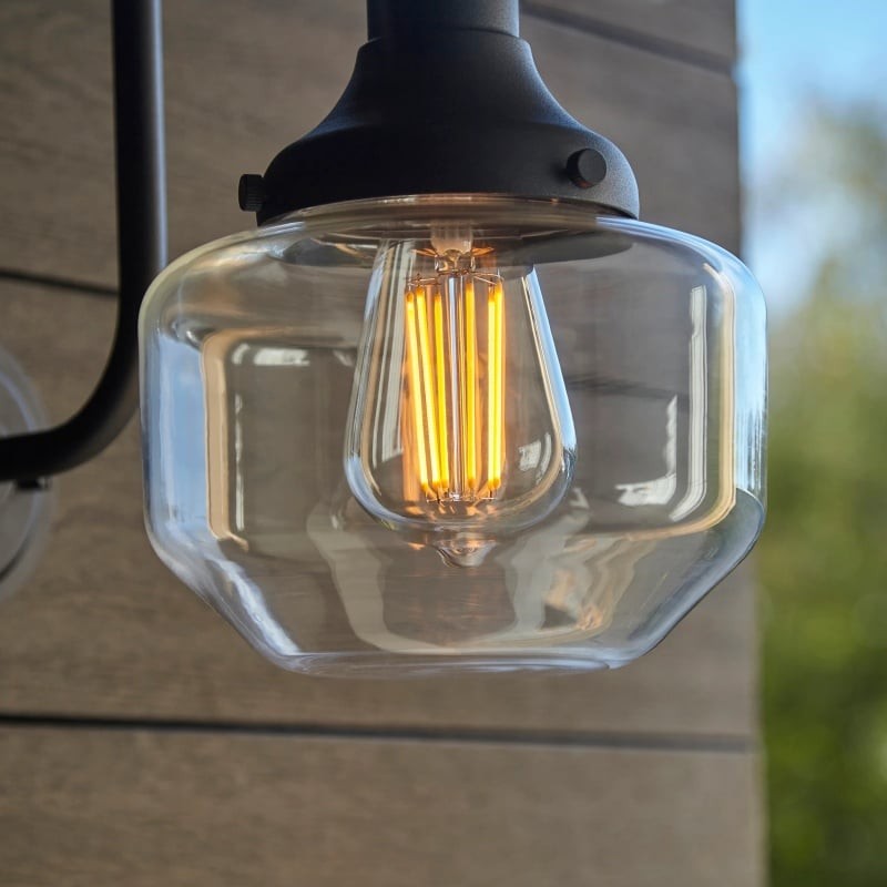 Roborix buitenwandlamp - gebogen, klassiek silhouet voor veranda's en entrees HL2006