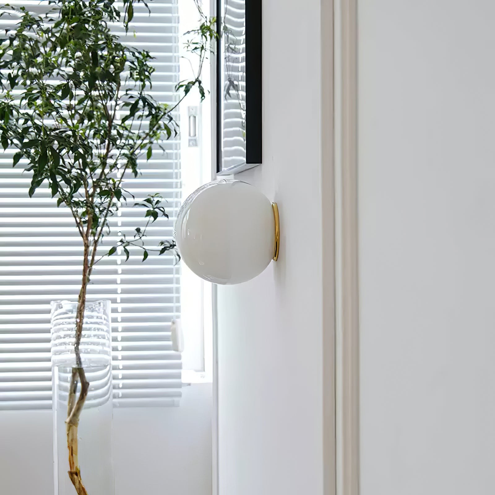 Minimalistische Bauhaus Orb Stijl Wandlamp HL531