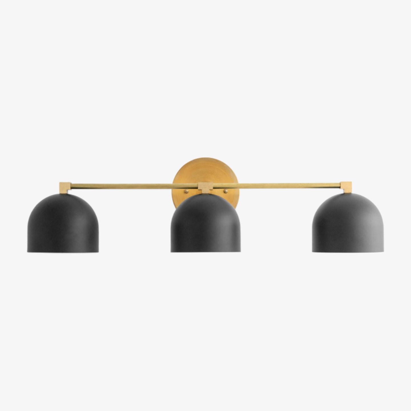 Metio Dome Mid-Century Diepe Bolvormige Kaptafellamp - Messing Wandlamp HL1774