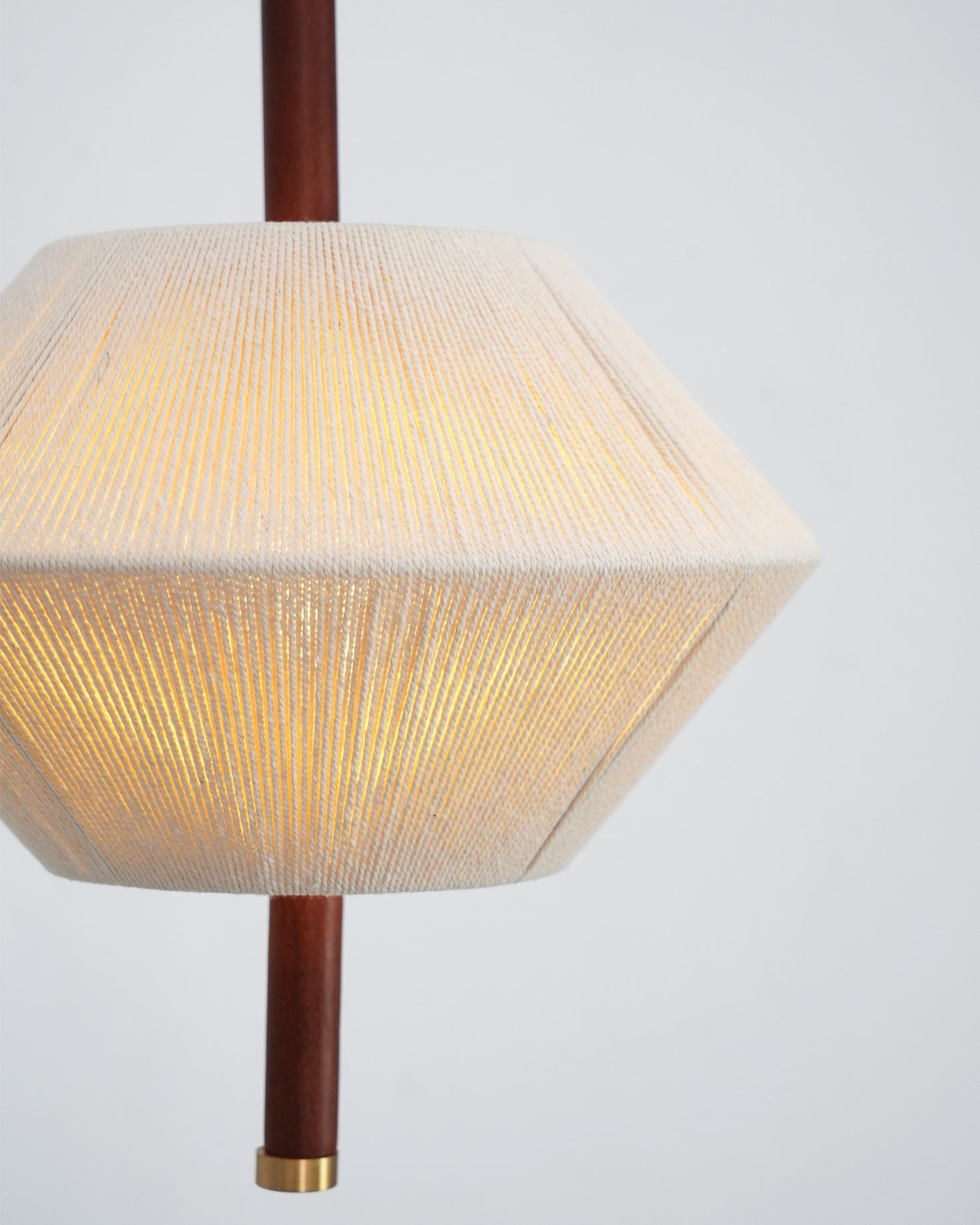 Japanse Wabi-Sabi-stijl geweven stoffen hanglamp HL880