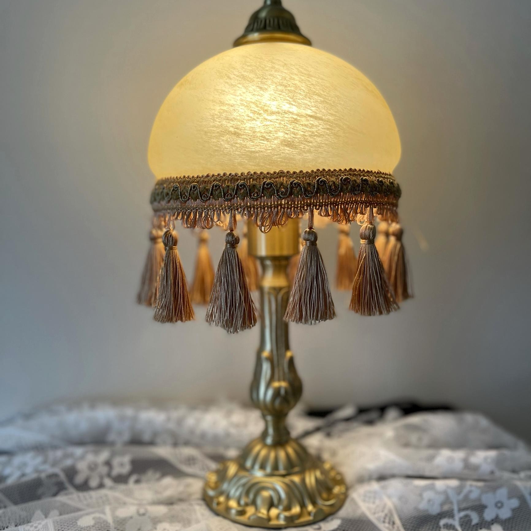 Romantisch vintage bedlampje