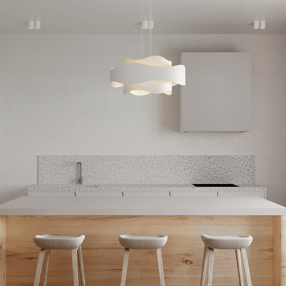 Crèmekleurige moderne minimalistische slaapkamer hanglamp HL474
