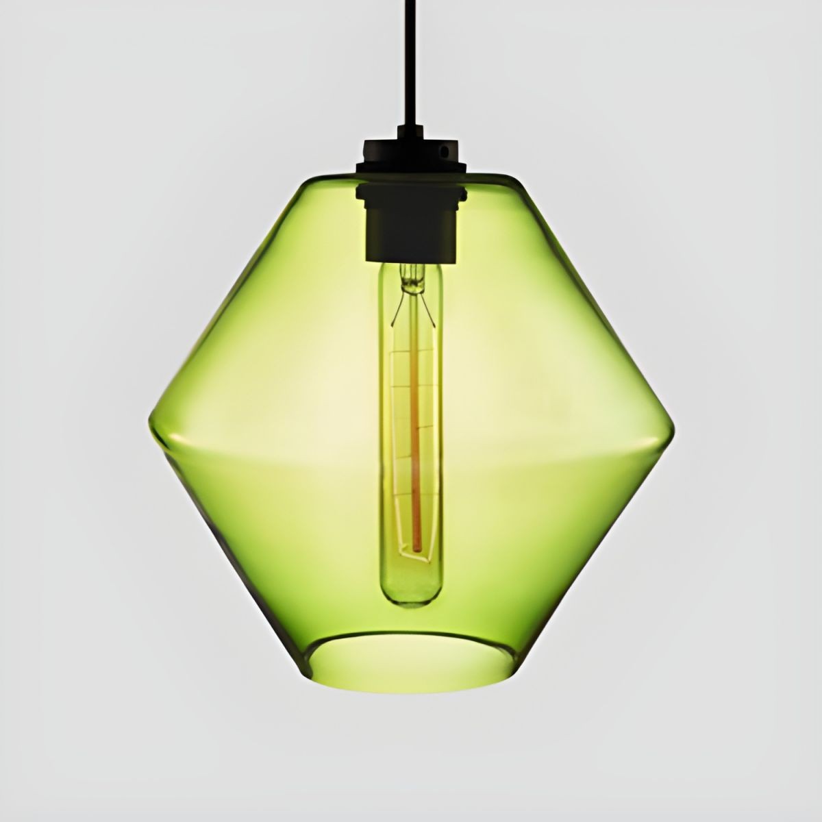 Hanglamp in de Crystalline-serie - Geblazen Glas Veelkleurige Glazen Hanglamp HL1056