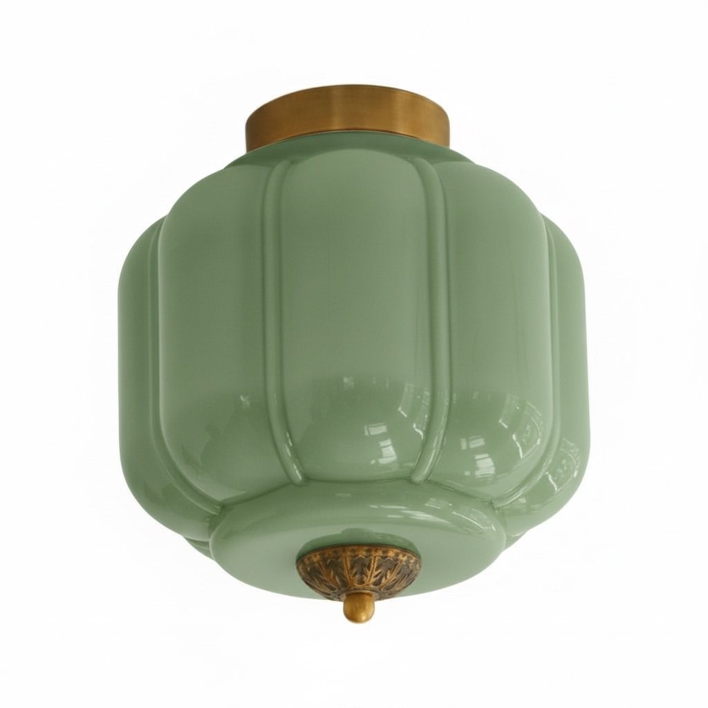 Vintage Eloise melkglas plafondlamp - Vintage Charm Soft Glow HL1650