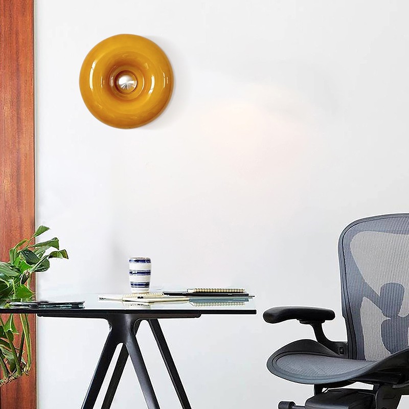 Vintage Donut Bauhaus Tafellamp Wandkandelaar HL164
