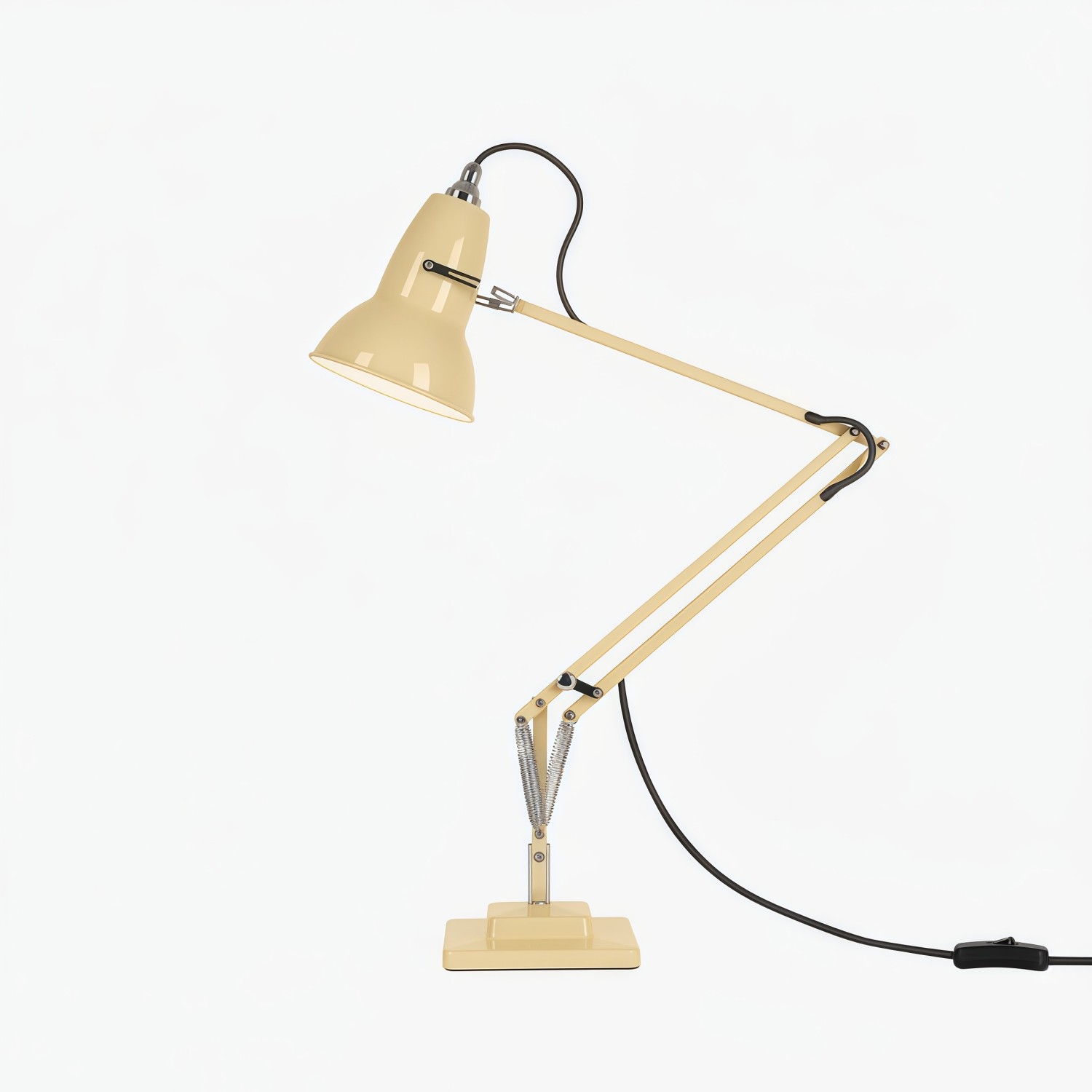 Modryx tafellamp met veerarm van metaal - Vintage verstelbare bureaulamp voor studiekamer HL1820