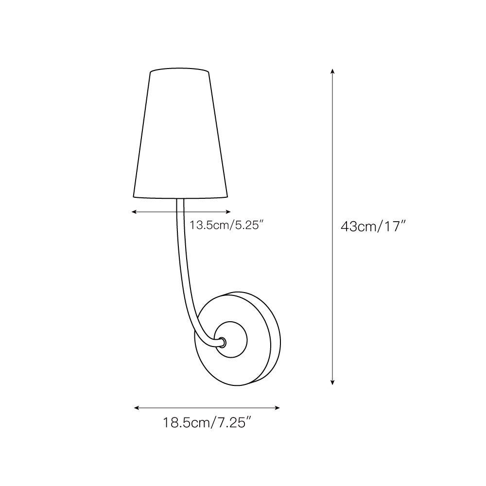 Shannon wandlamp HL3156