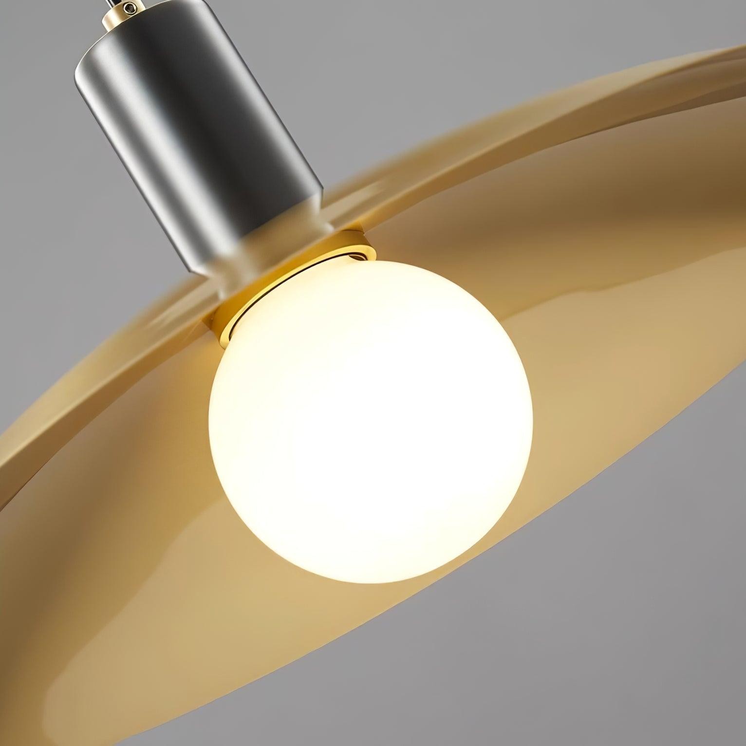 Messing hanglamp met uitlopende arm HL2914