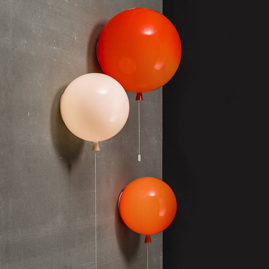 Kleurrijke MEMORY Ballon Wandlamp Kinderkamer