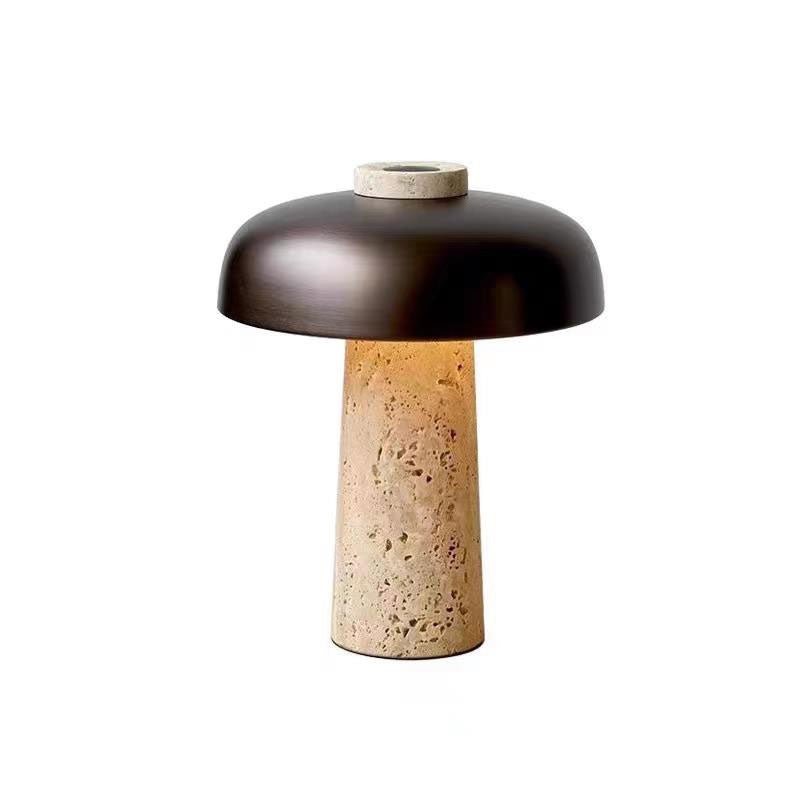 Metalen Paddestoel Natuurlijke Textuur Tafellamp HL900