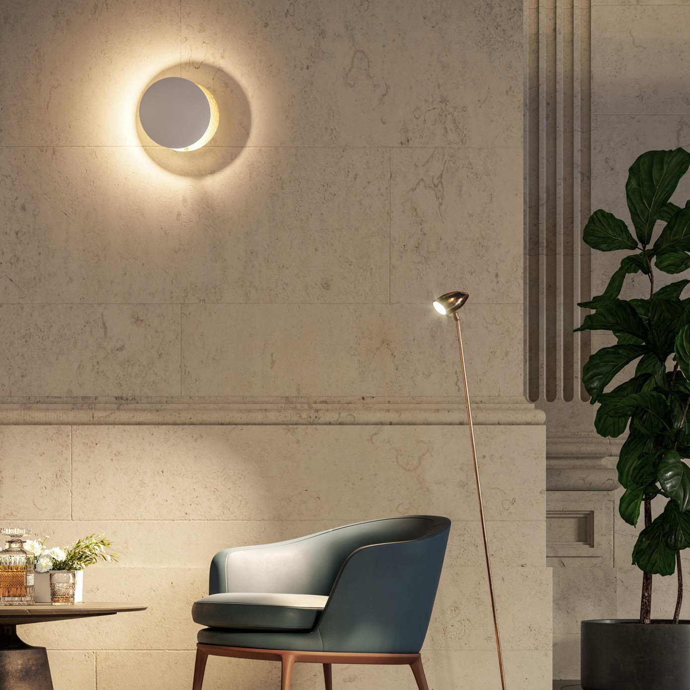 Discola LED Wandlamp Industrieel