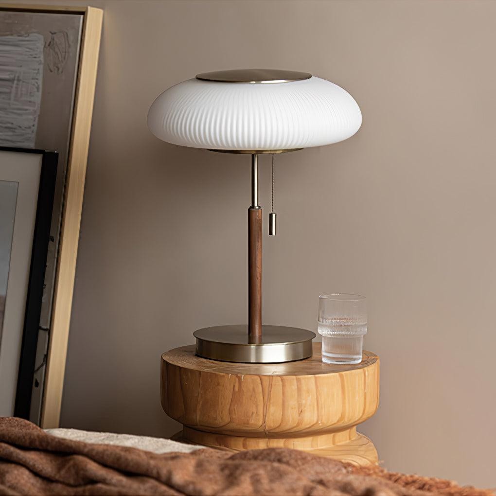 Witte prachtige luxe mode metalen tafellamp HL719