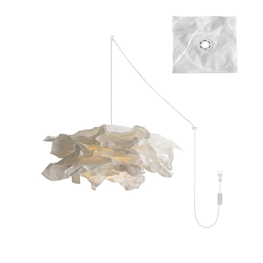 Papieren hanglamp met stekker HL2640