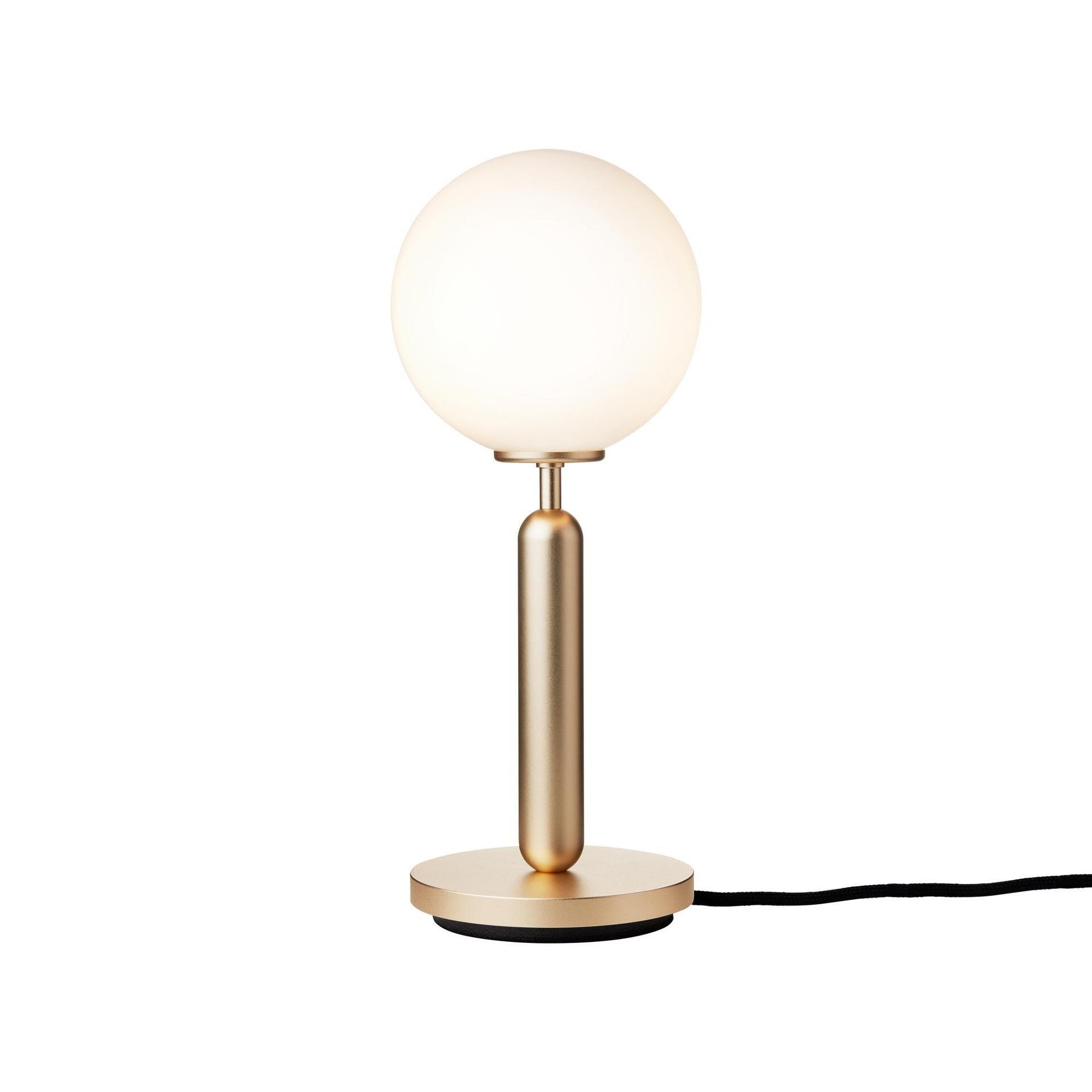 Sferische stijlvolle glazen inductie tafellamp HL711
