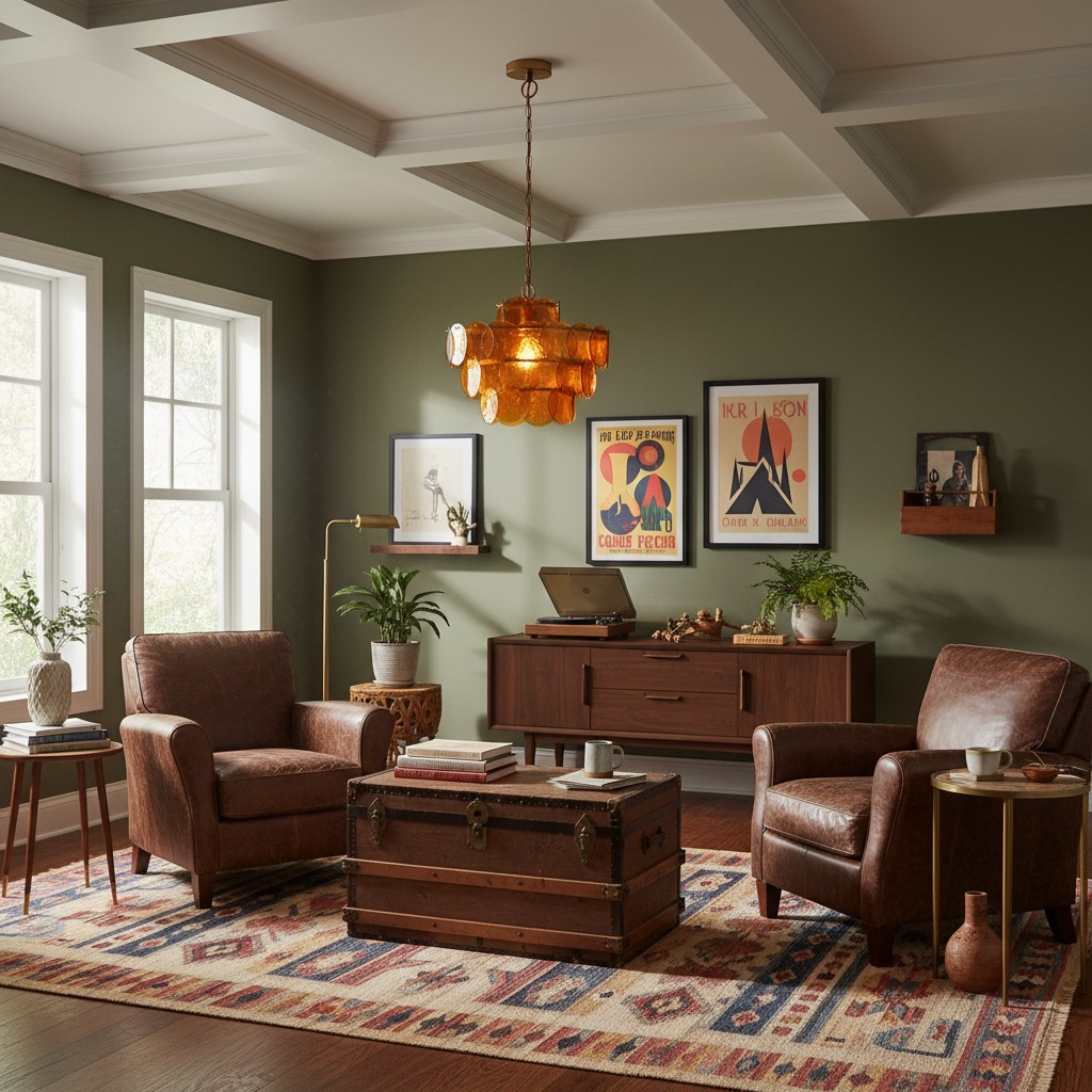 Morien kleurrijke schijf hanglamp - Artistieke hanglamp van glas en metaal voor eetkamer of slaapkamer HL2299