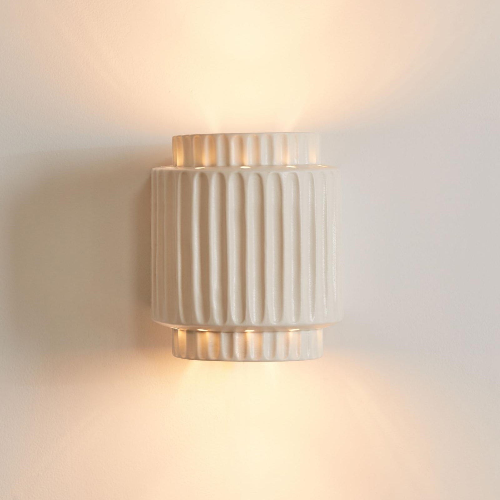 Cilinder hars semi inbouw wandlamp HL226