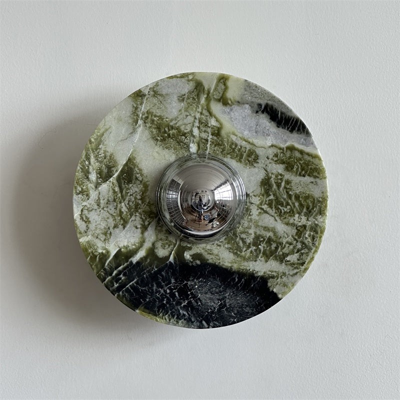 Groene Calacatta marmeren wandlamp HL3185