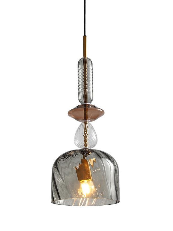 Scandinavische Cilindervormige Ronde Schijfvormige Glazen Hanglamp HL1078
