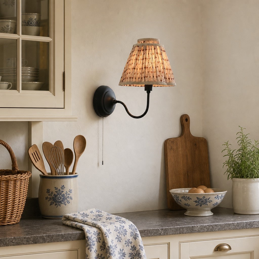 Solmire Moderne Wandlamp - Op maat gemaakte metalen wandlamp van stof voor slaapkamer en hal HL3545