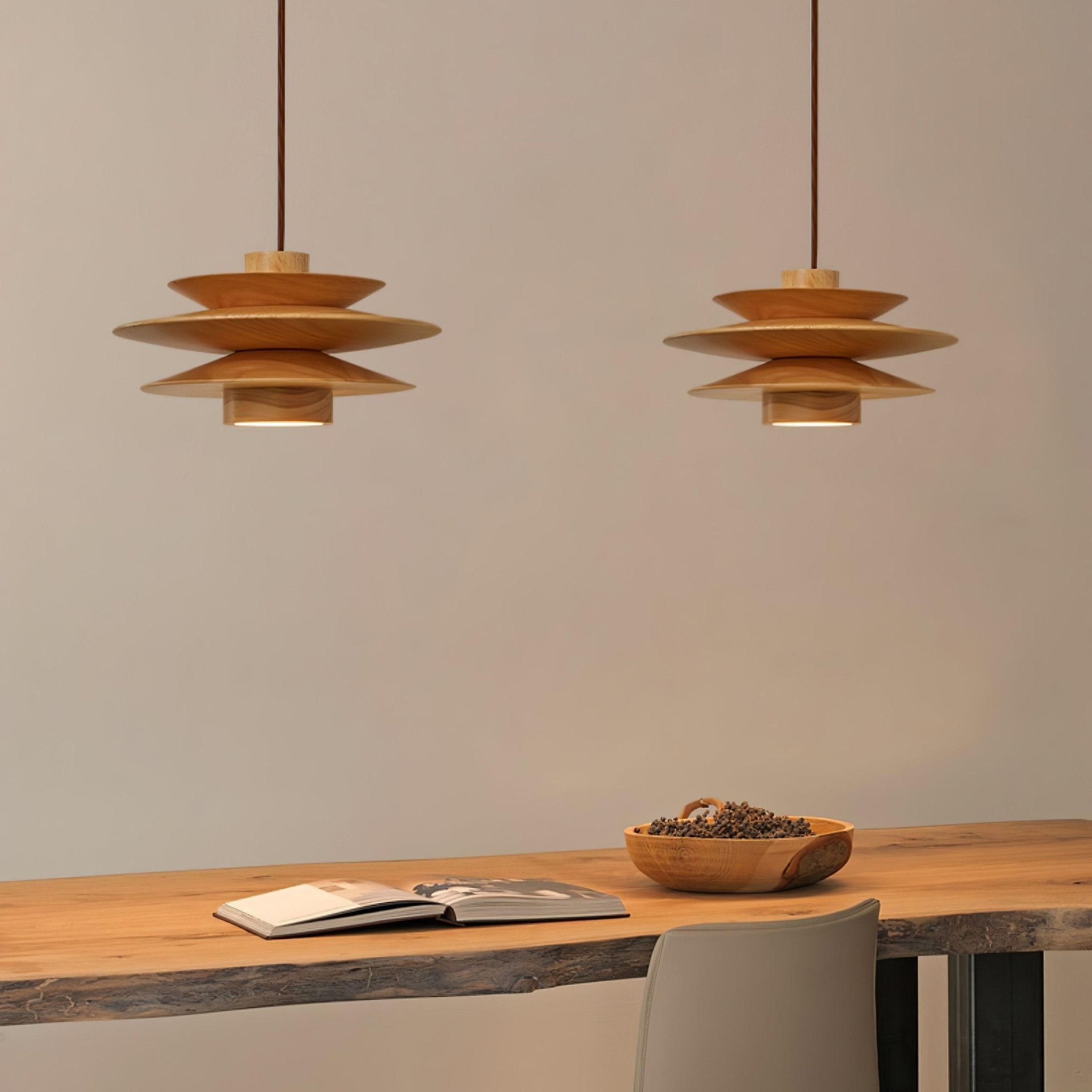 Meerlaagse schijfvormige hanglamp HL511