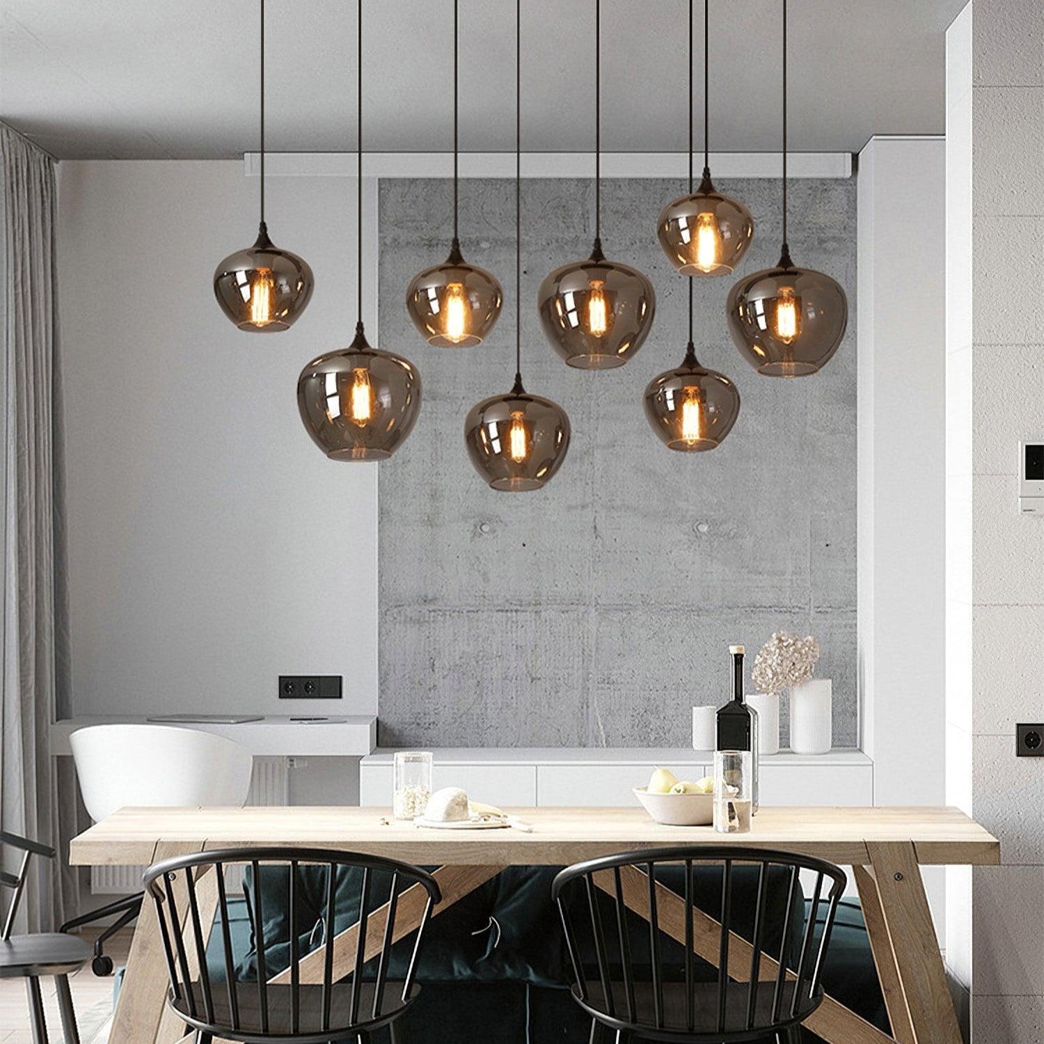 Flesvormige hanglamp HL2916