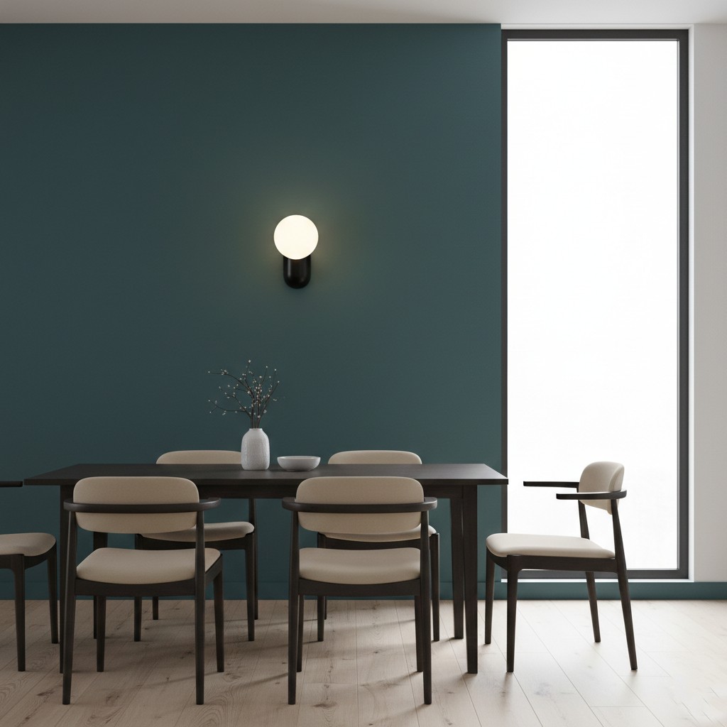 Luma Nordic glazen bolvormige wandlamp HL3337