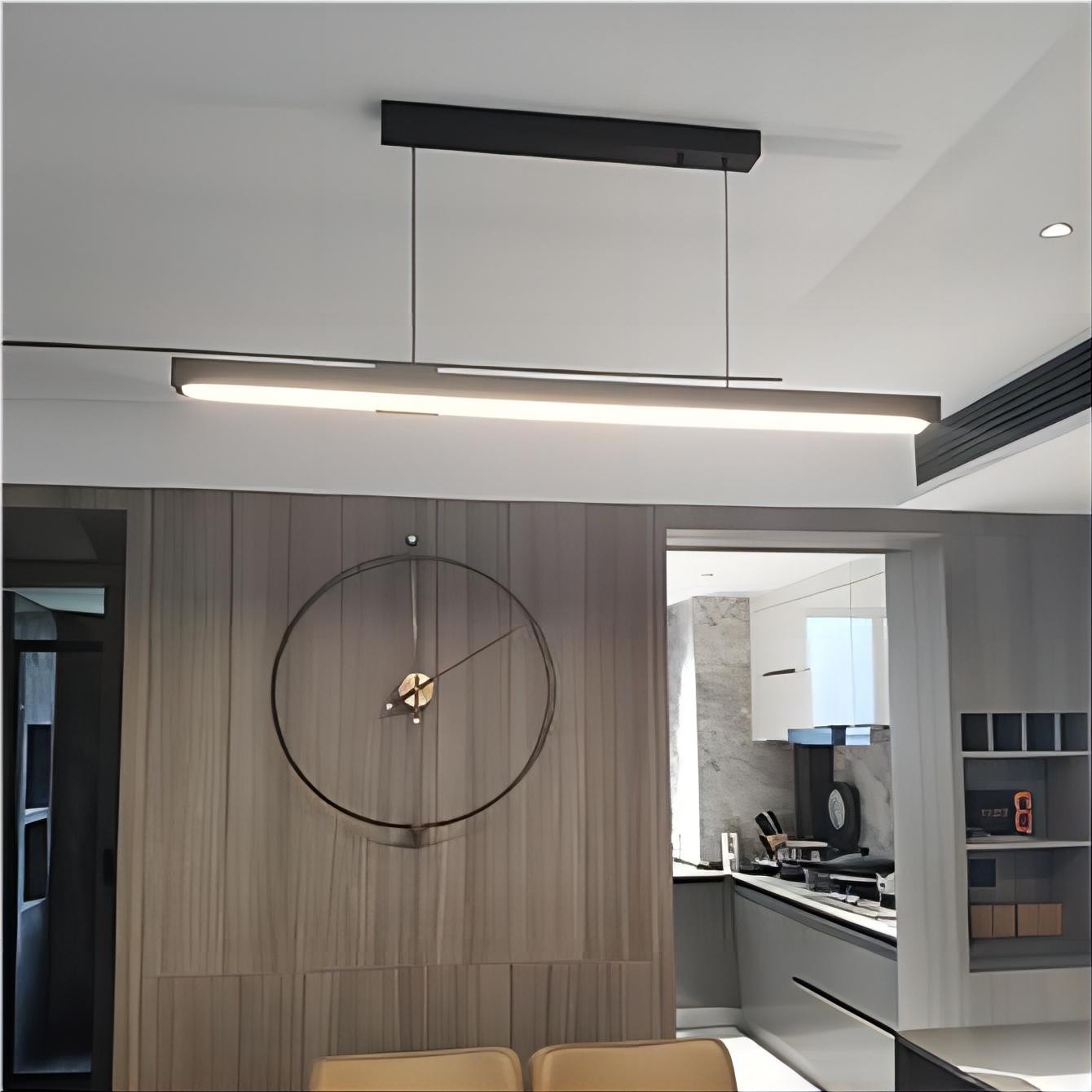 Industriële Metalen LED Horizontale Lineaire Kroonluchter HL99