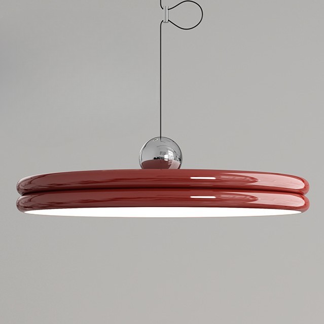 Vliegende schotel hanglamp met beweegbare arm HL1311