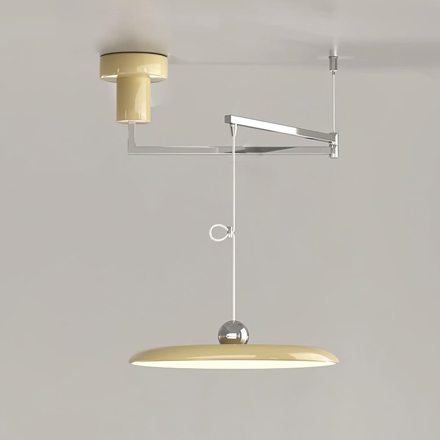 Eenvoudige moderne verstelbare hanglamp met zwenkarm HL885