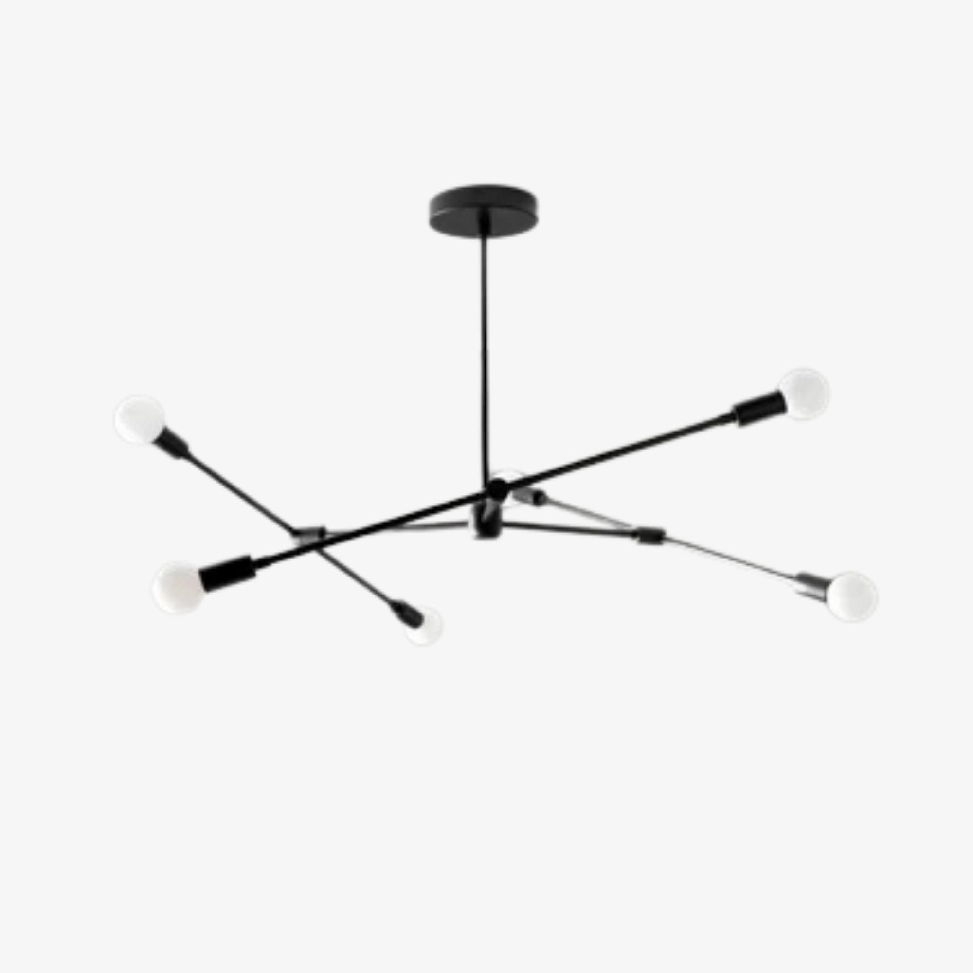 Mobilux Line Moderne Mobiele Kroonluchter - Minimalistische Plafondlamp voor Eetkamer HL1713