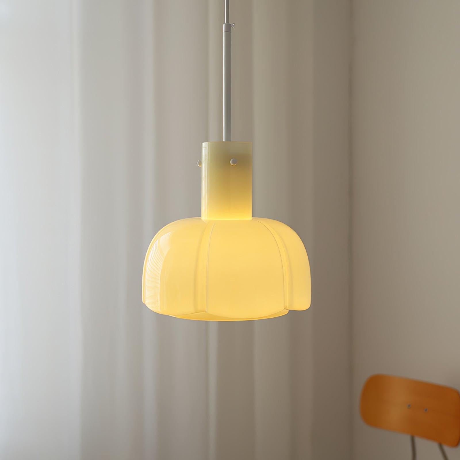 Middeleeuwse stijl glazen knop hanglamp HL619
