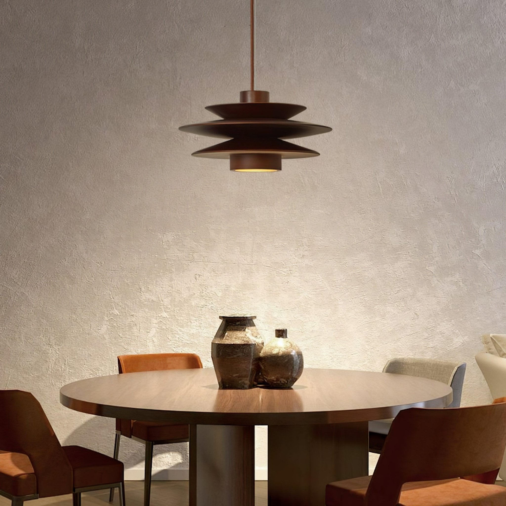Meerlaagse schijfvormige hanglamp HL511