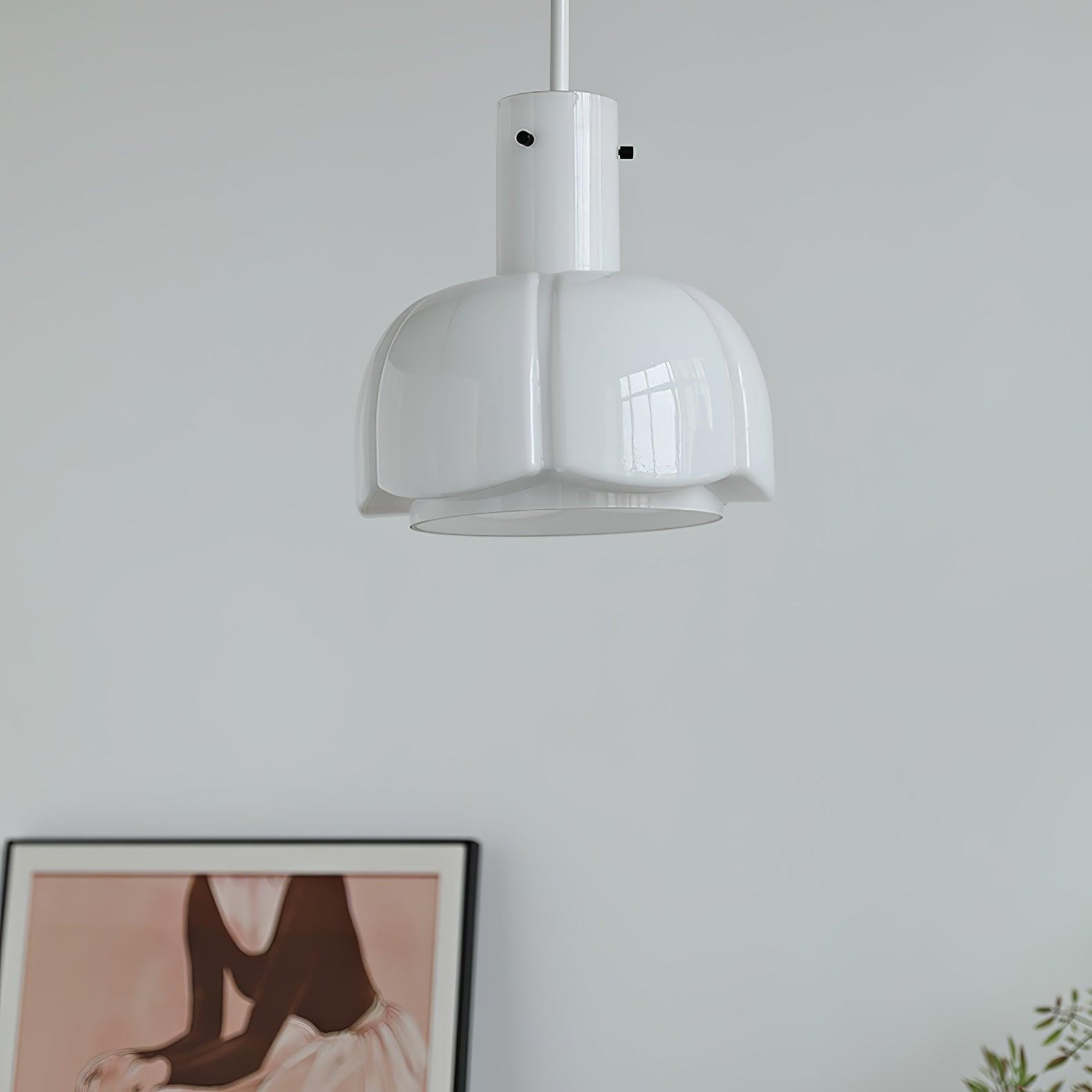 Middeleeuwse stijl glazen knop hanglamp HL619