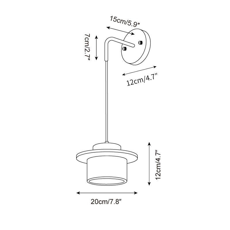 Brivon wandlamp HL2733