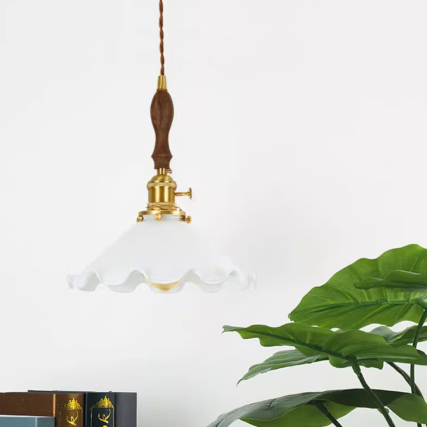 Melkachtige bloemen hanglamp HL708