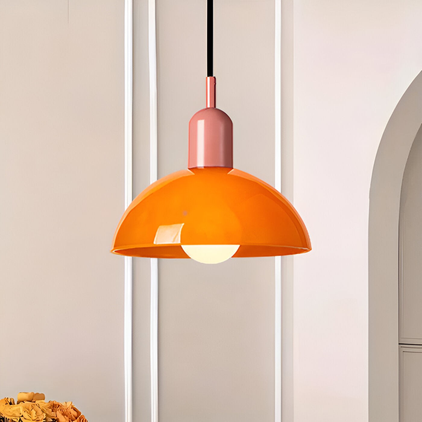 Aurora Nordic kleurrijke komvormige hanglamp HL3369