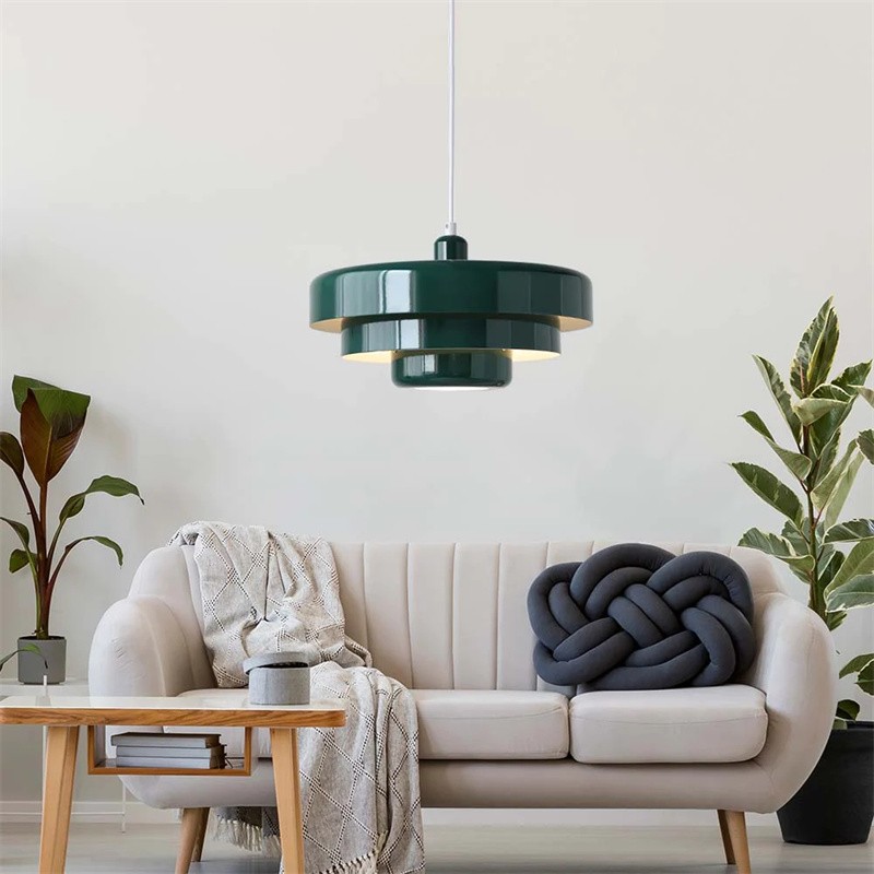 Macaron Disc Hanglamp - Scandinavische Meerlaagse Hanglamp van Metaal voor de Keuken HL179