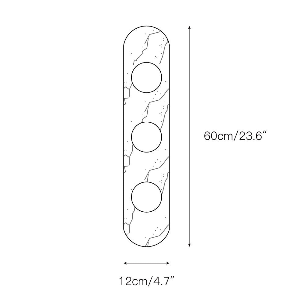 Modulo marmeren wandlamp HL3179