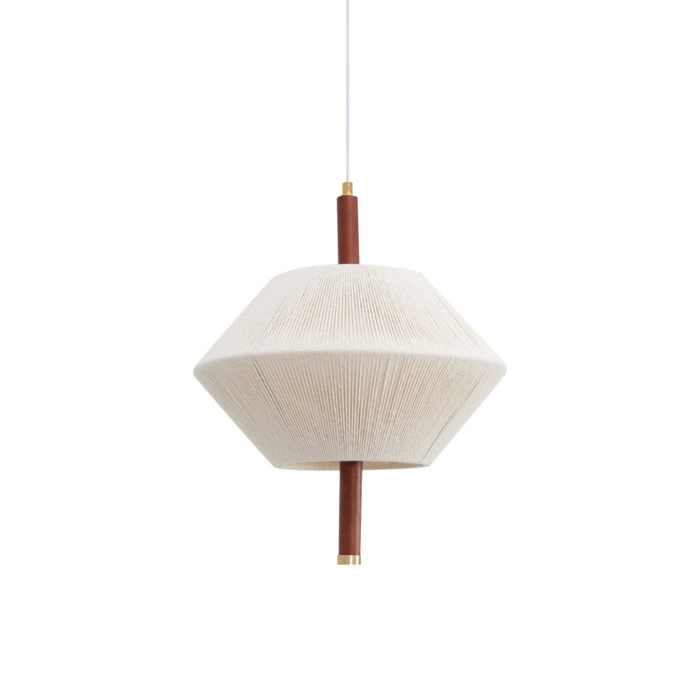 Japanse Wabi-Sabi-stijl geweven stoffen hanglamp HL880