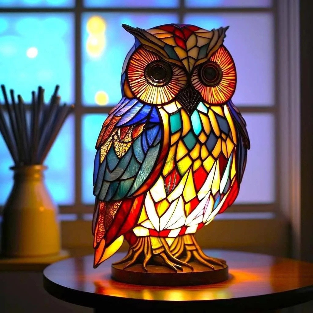 Magisch dierenbeeld Hars Tafellamp HL590