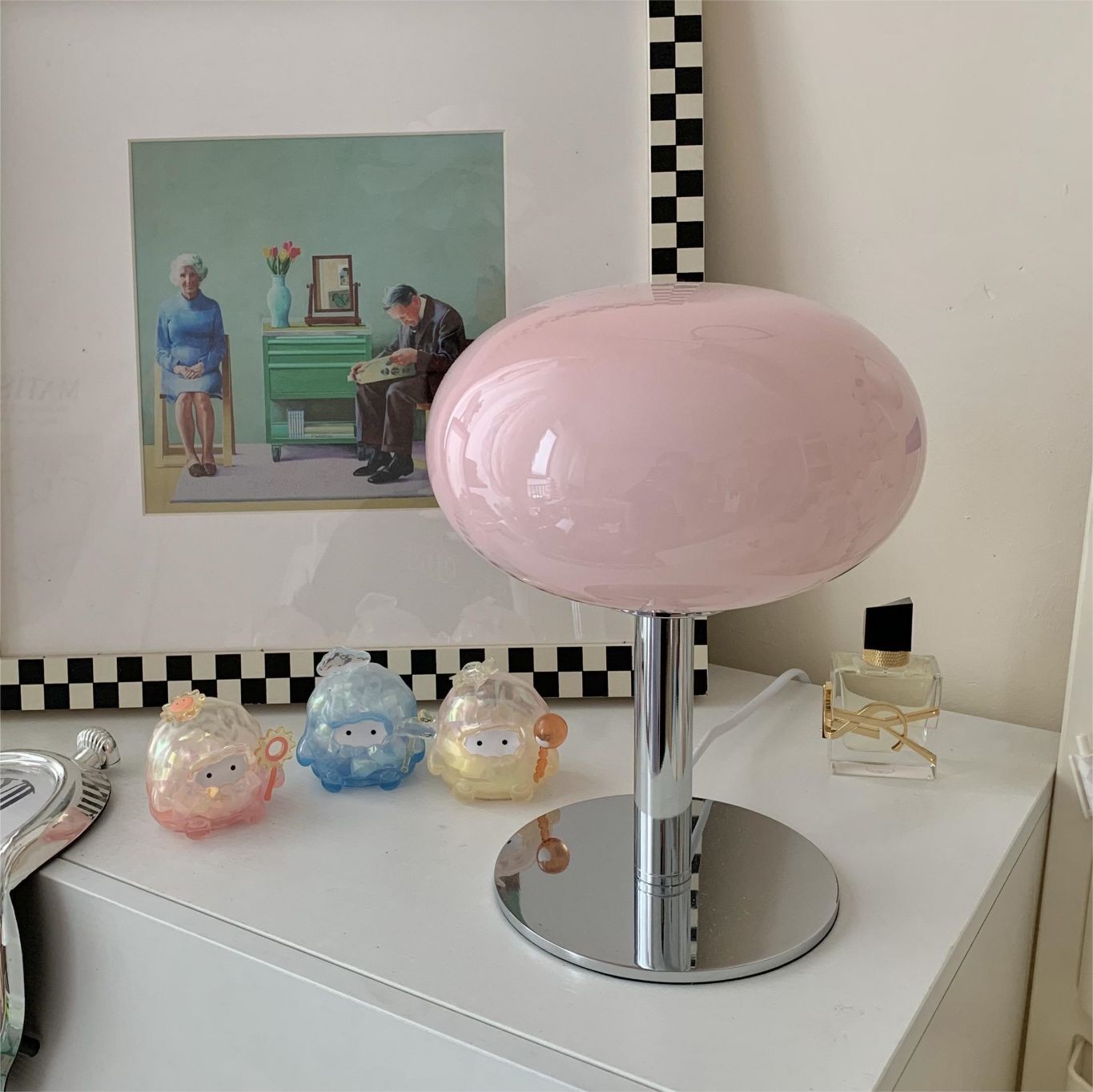Lollipop Minimalistische Bauhaus Glazen Tafellamp HL81