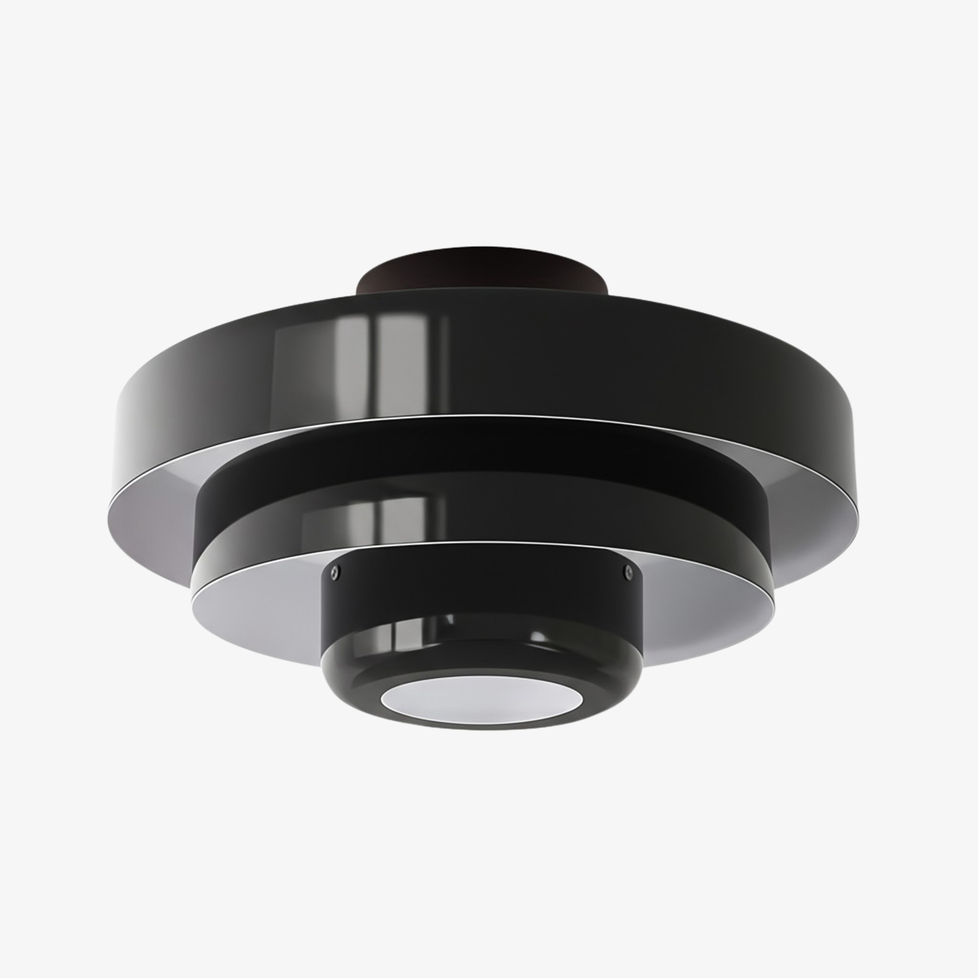 Veleora Bauhaus Drielaagse Plafondlamp - Kleurrijke Metalen Schijflamp HL1843