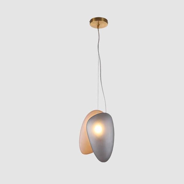Doorschijnende hanglamp van matglas HL867