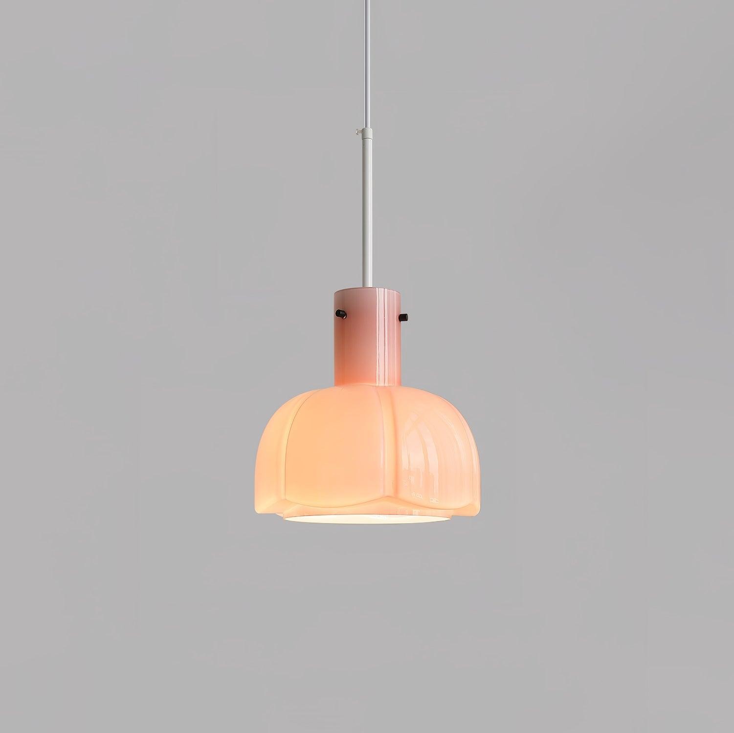 Middeleeuwse stijl glazen knop hanglamp HL619